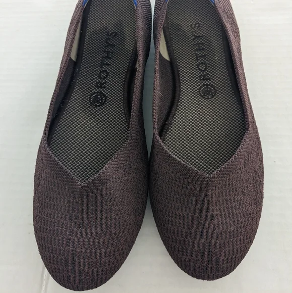 Rothy's Truffle Python  The Flats Size 10.5 - Picture 3 of 9